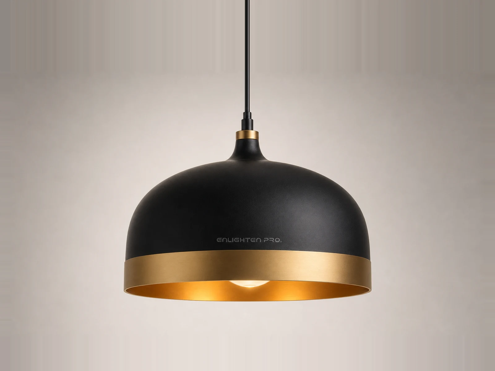EN-DOME-013 · Black Gold Band Dome