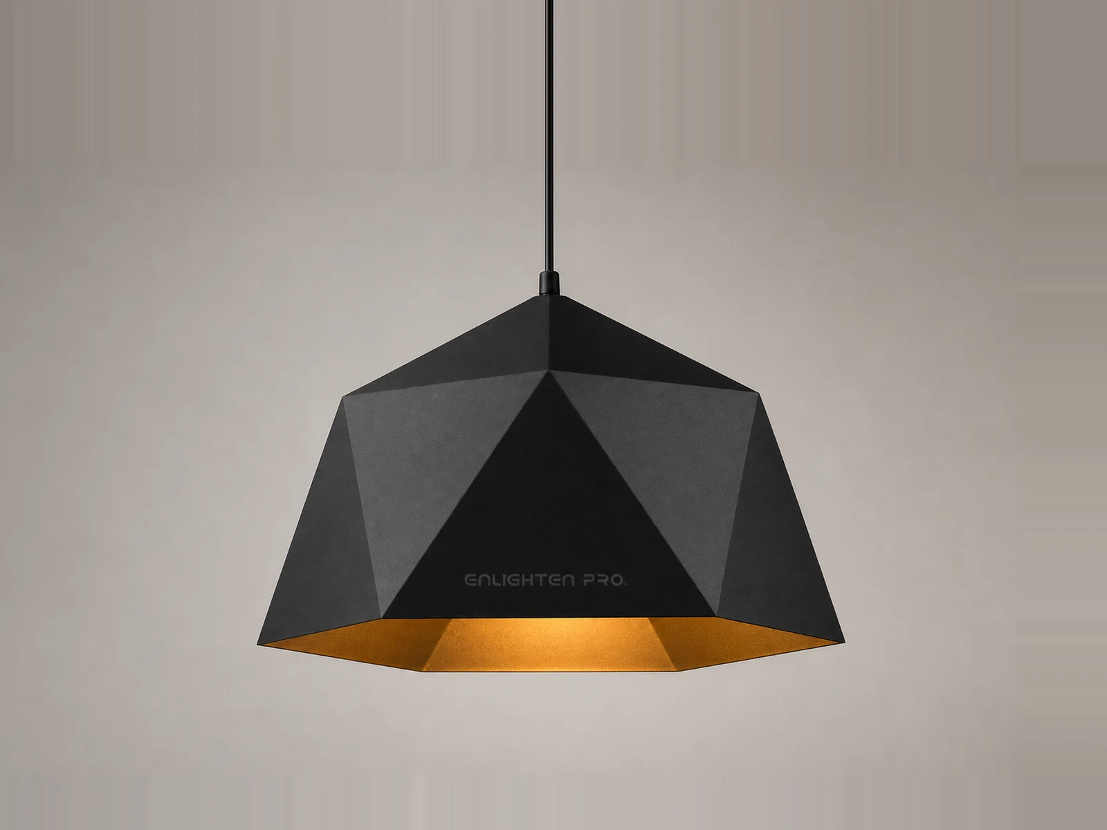 EN-DOME-017 · Faceted Black Dome