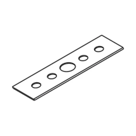 The mechanical jointer, a drilled steel plate