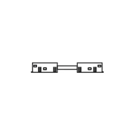 The straight power module, two contact blocks on a short link