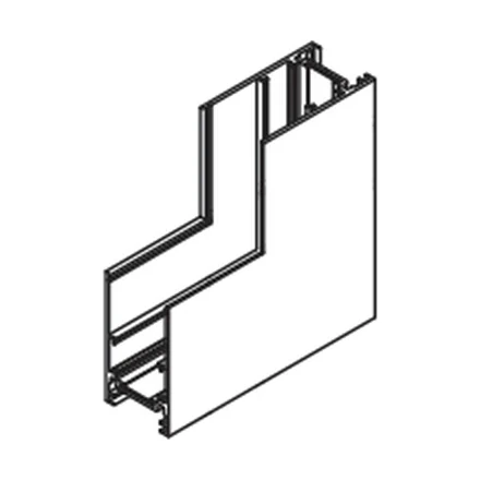 The surface vertical corner connector, ceiling to wall