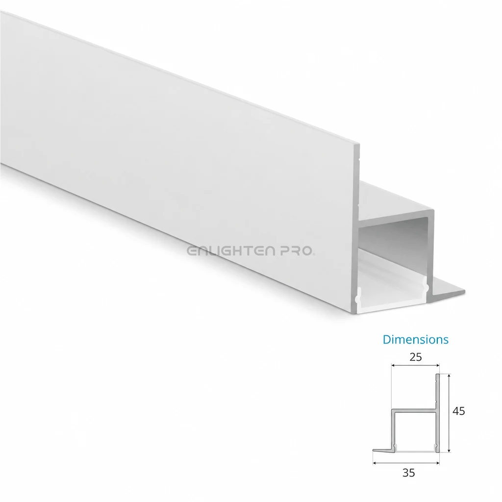 Asymmetric Cove Corner Profile – EN-PFL-ACC-R3545