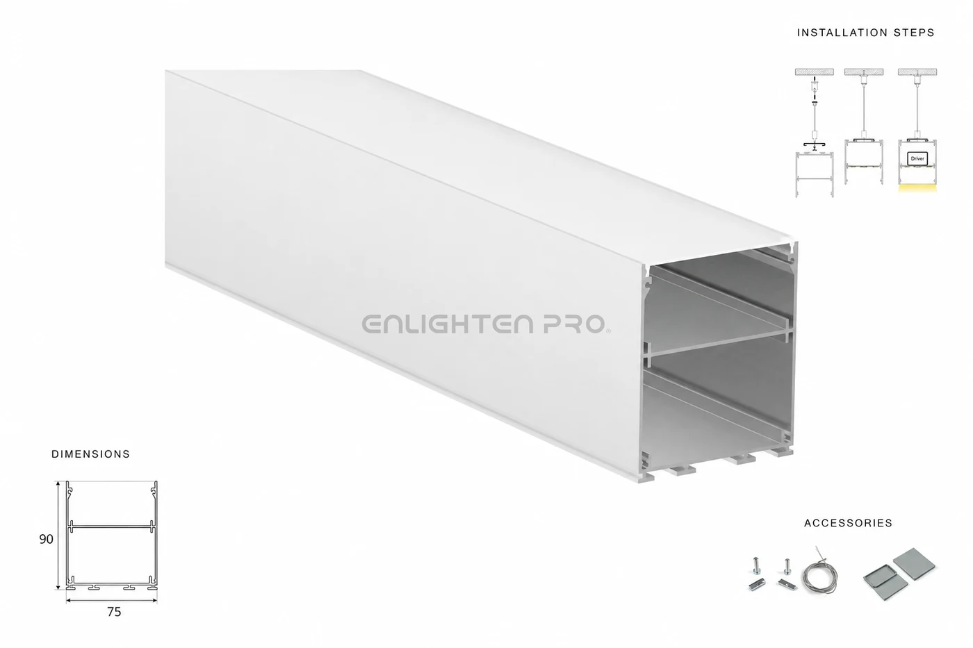 Suspended Pendent Profile – EN-PFL-SPS-S7590