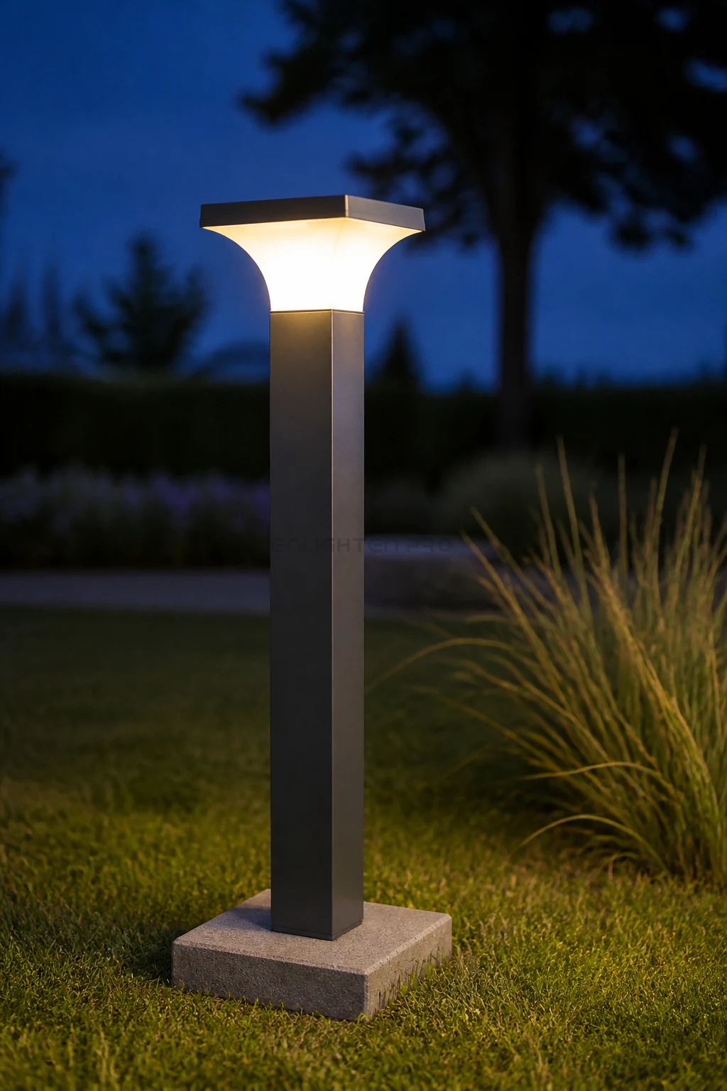 Square Concave Diffuser Light · Bollard / Wall (EN-BLL1038)