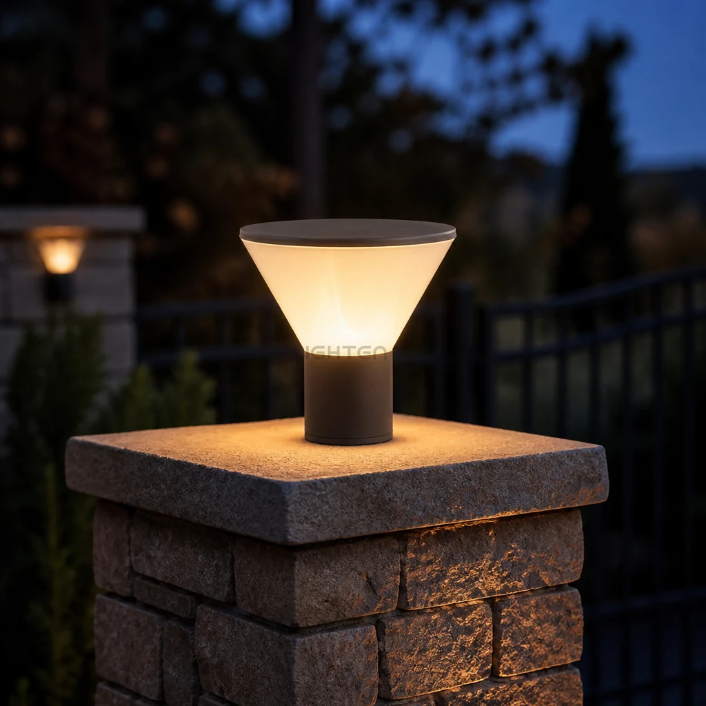 Wide Conical Light · Gate / Bollard / Wall