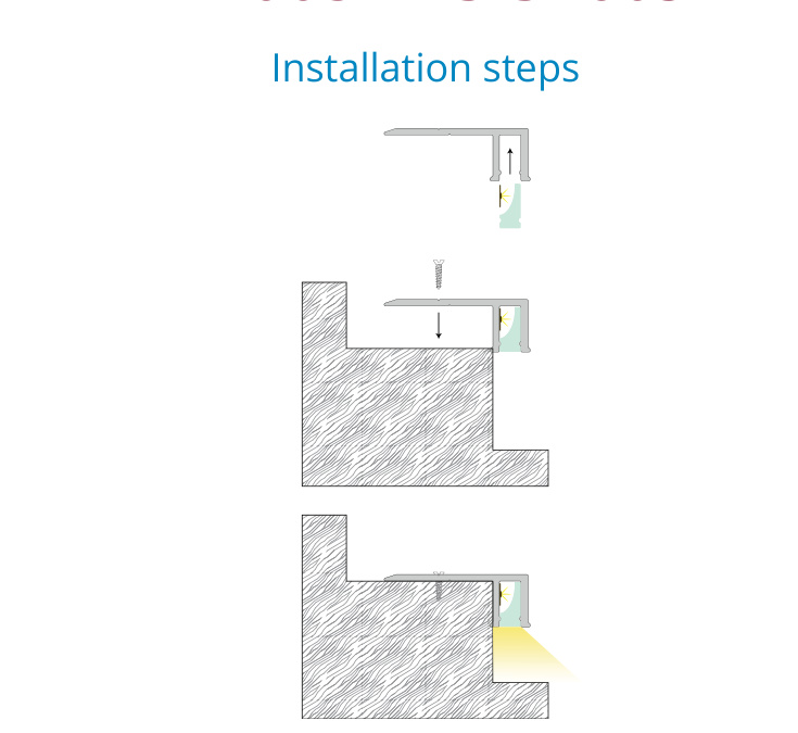 Skirting Step Floor Profile – EN-PFL-SSF-S2609
