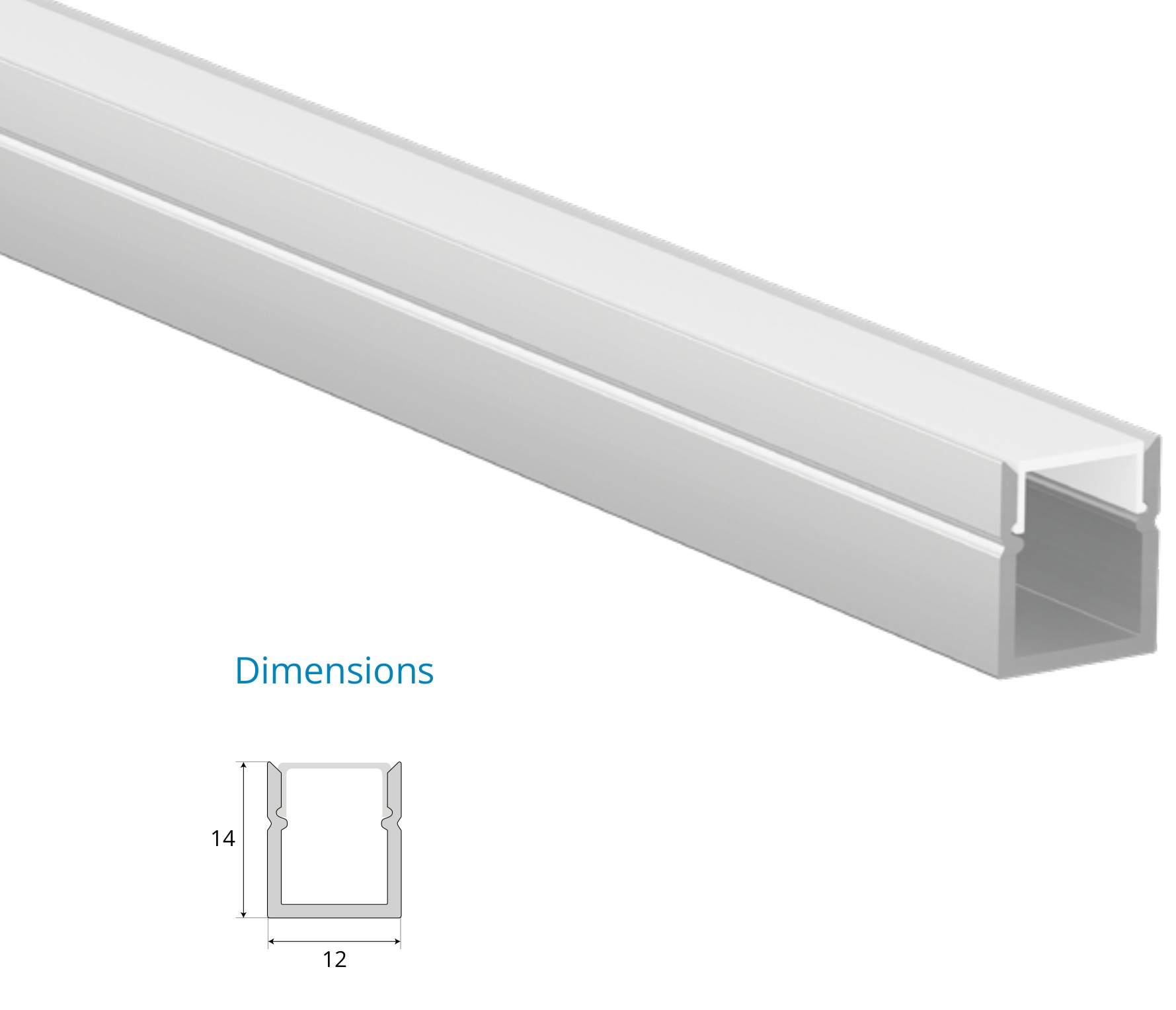 Surface Mounted Profile – EN-PFL-SMS-S1214