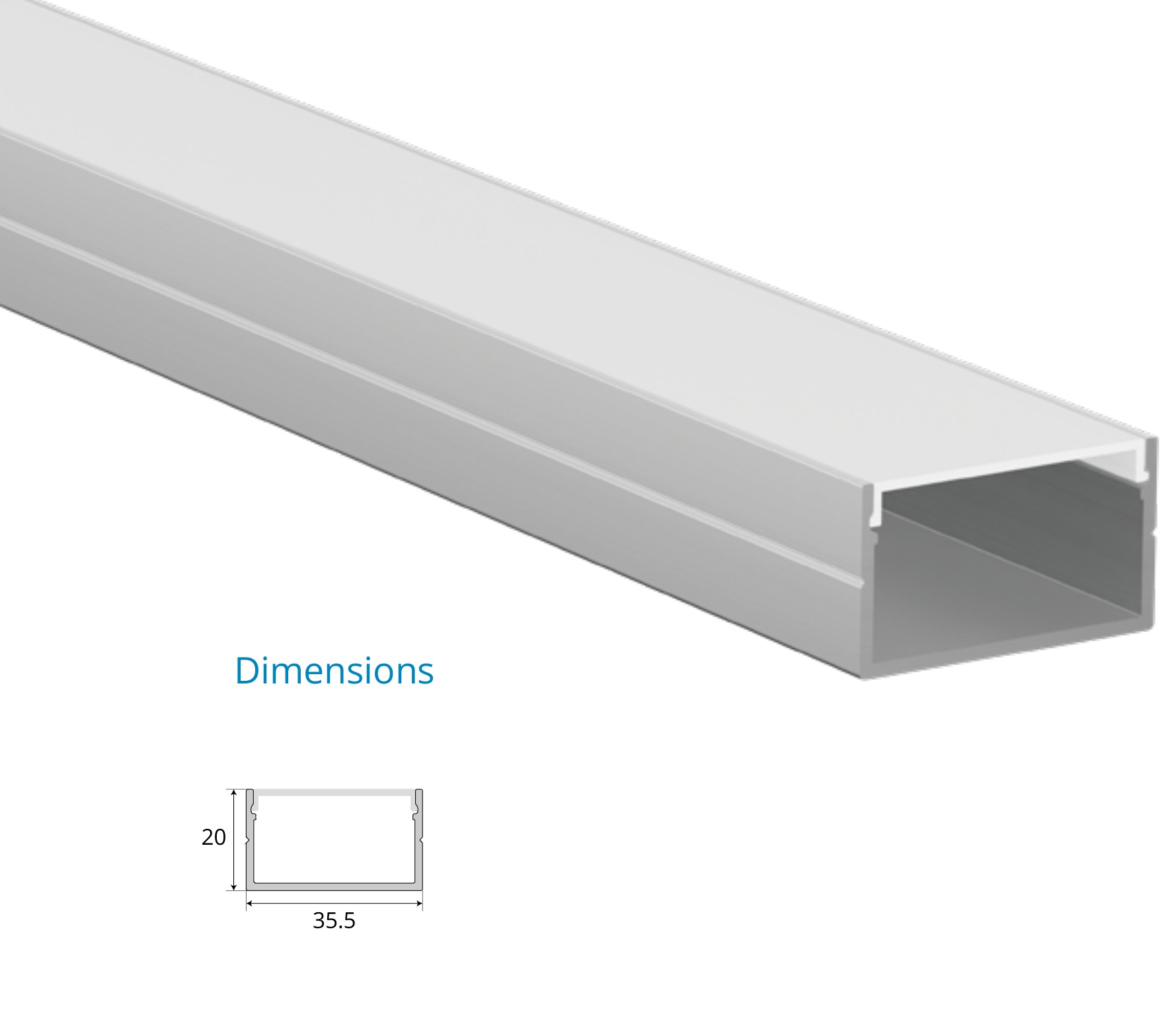 Surface Mounted Profile – EN-PFL-SMS-S3520