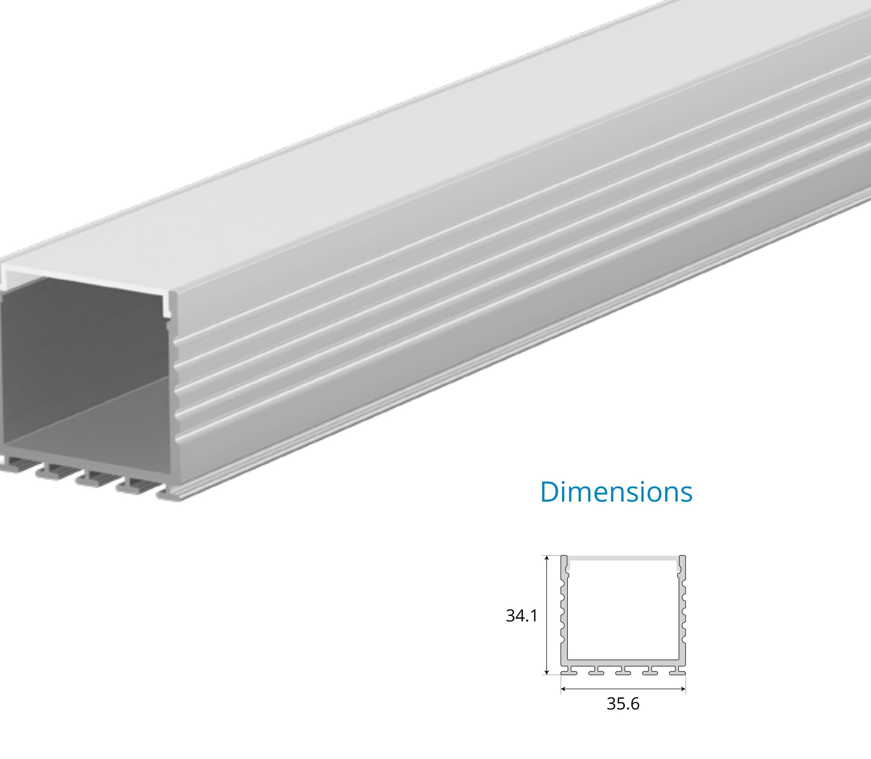 Surface Mounted Profile – EN-PFL-SMS-S3535