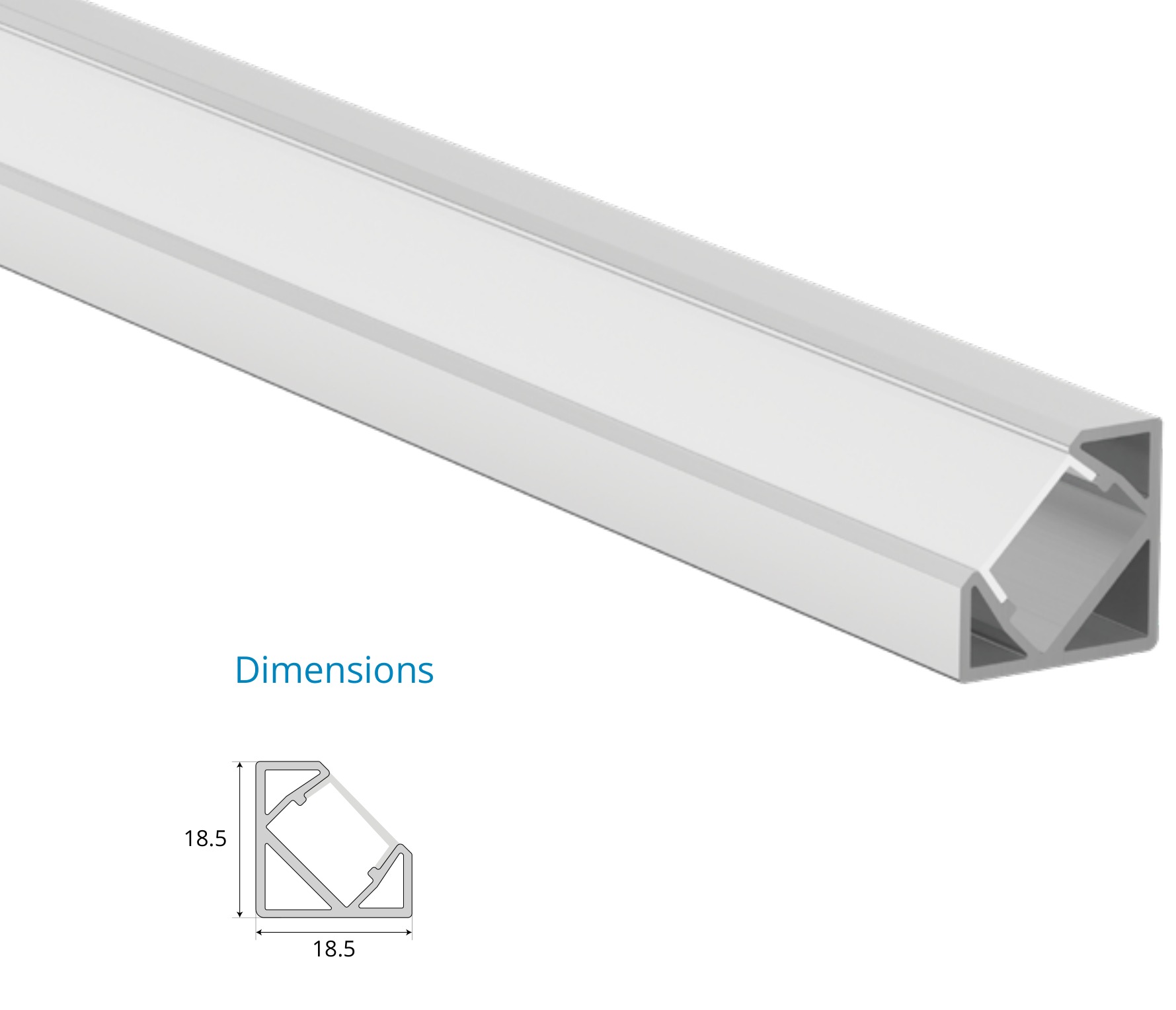Asymmetric Cove Corner Profile – EN-PFL-ACC-S1818