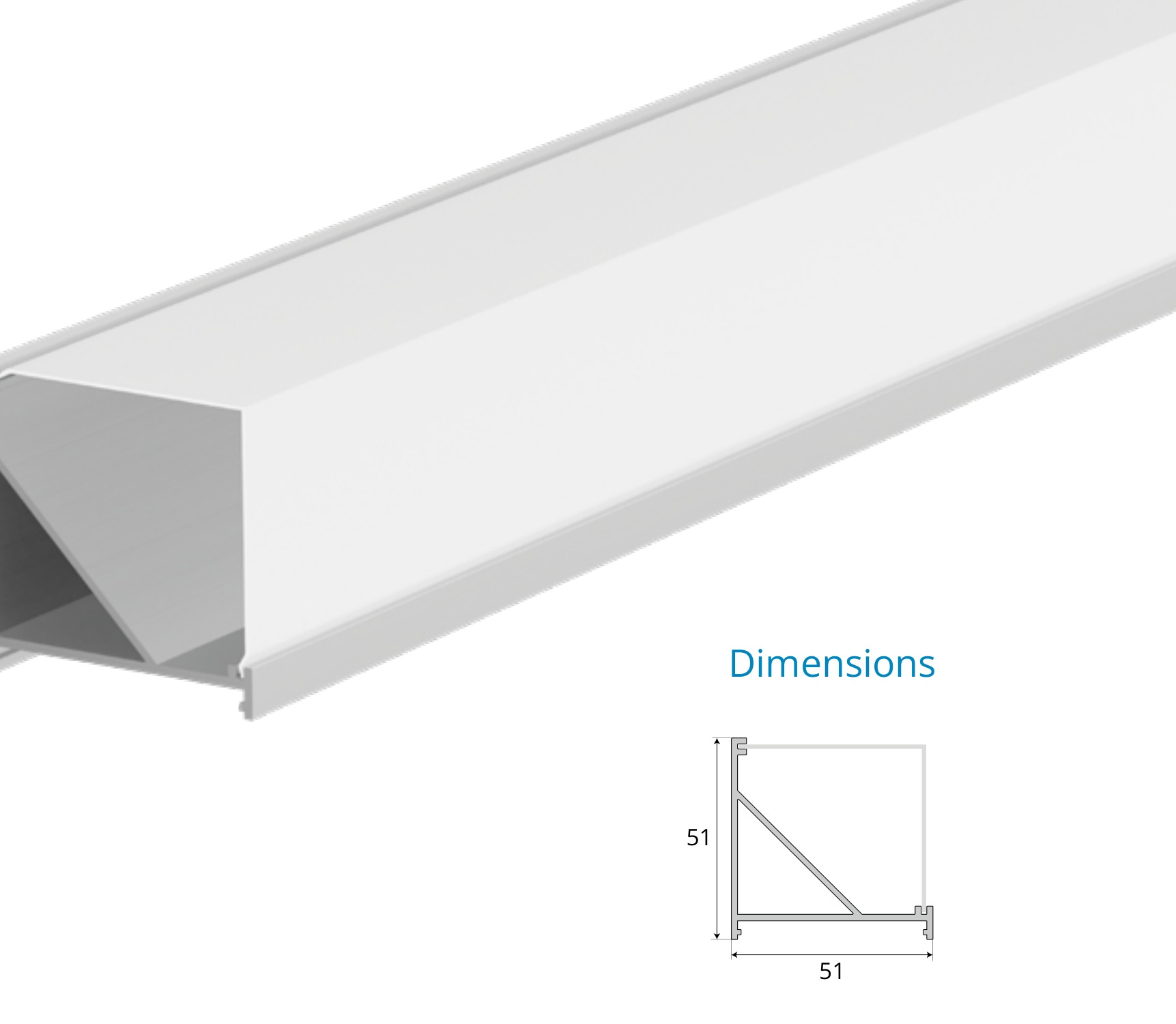 Asymmetric Cove Corner Profile – EN-PFL-ACC-S5151
