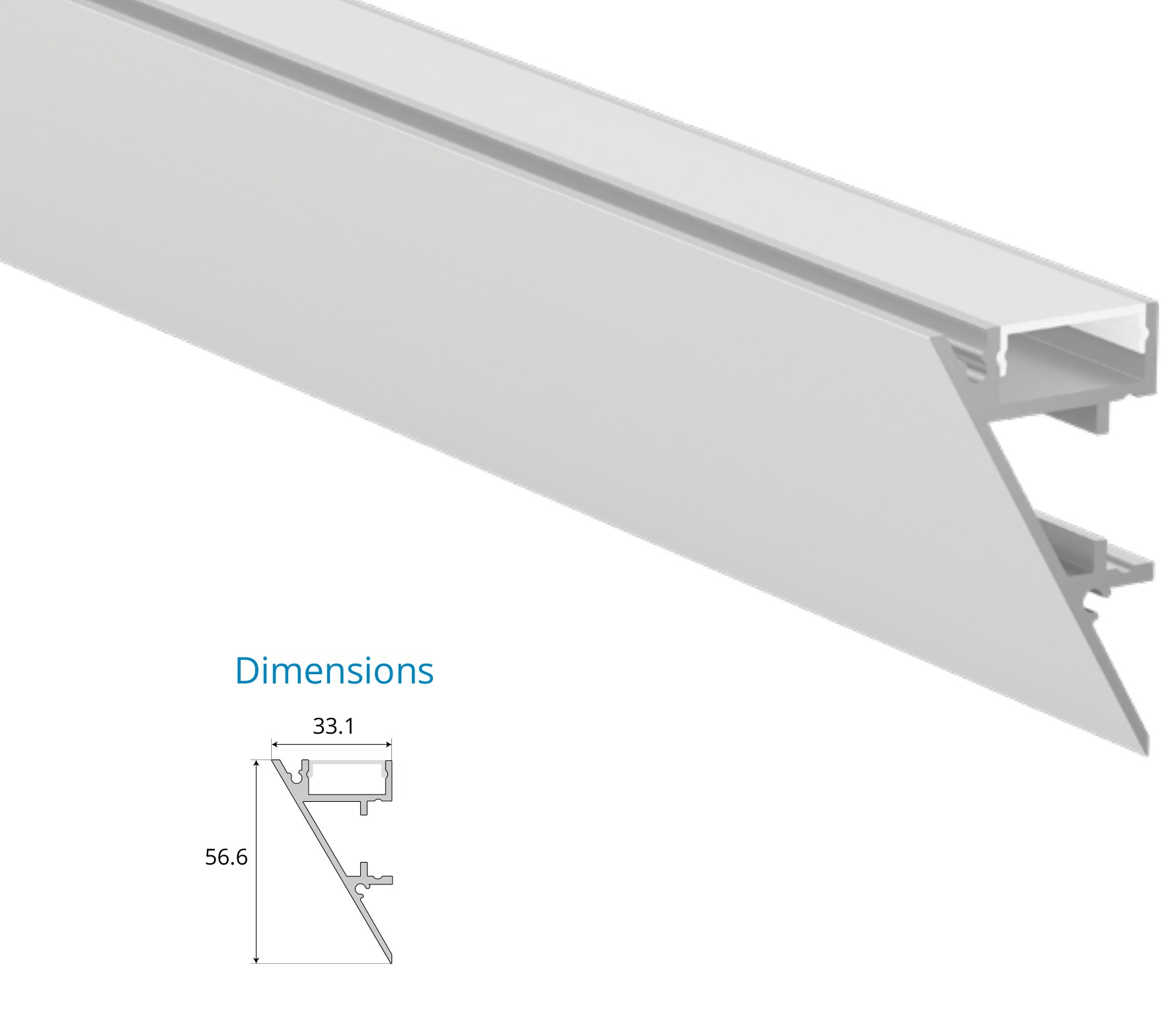 Surface Mounted Profile – EN-PFL-SMS-S3357