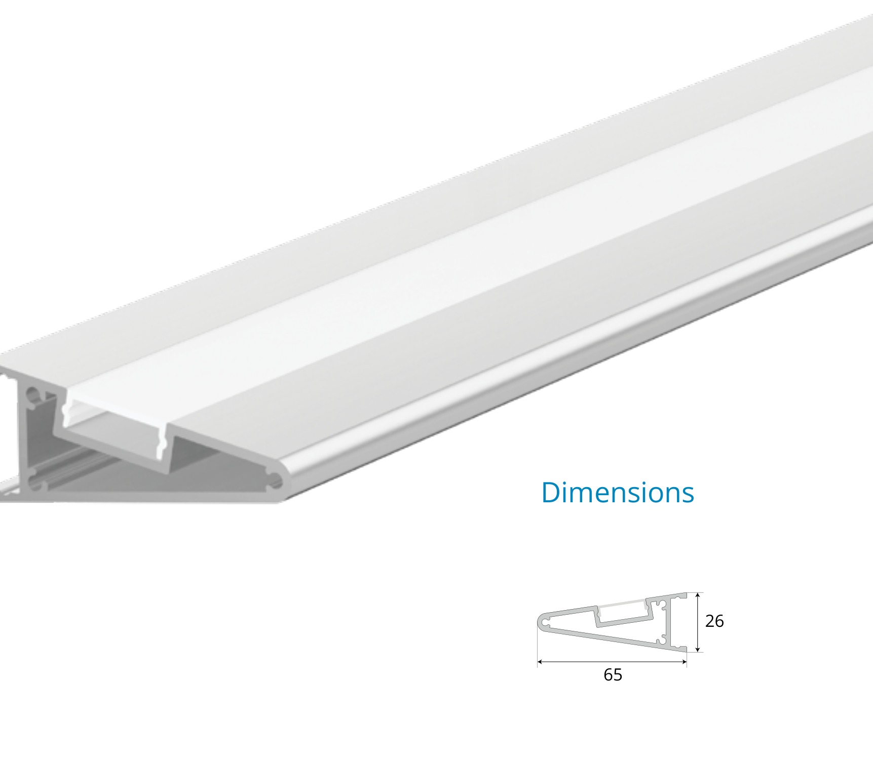 Surface Mounted Profile – EN-PFL-SMS-S6526