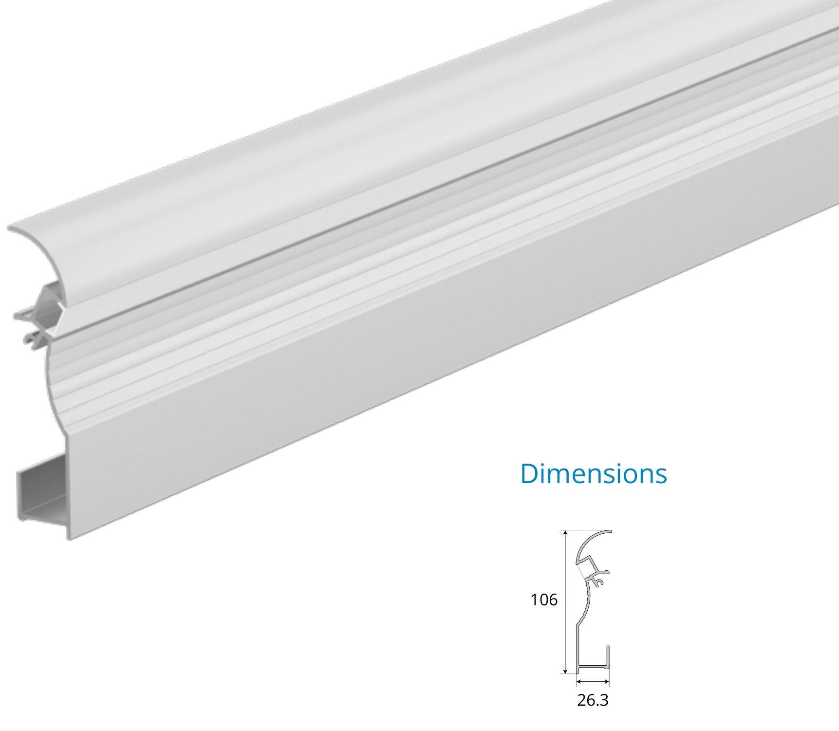 Skirting Step Floor Profile – EN-PFL-SSF-S26106