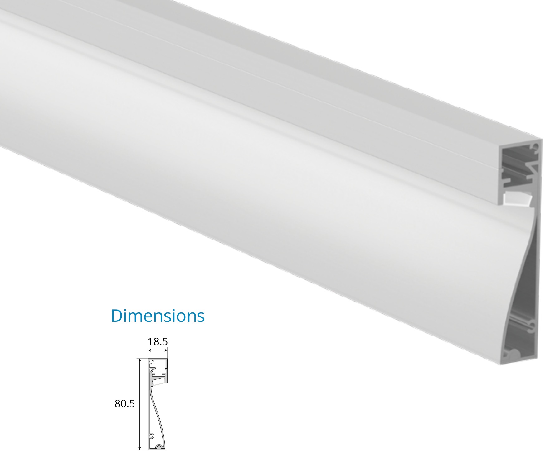 Skirting Step Floor Profile – EN-PFL-SSF-S1880