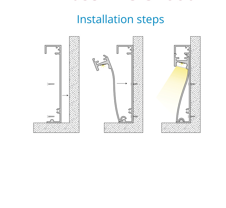 Skirting Step Floor Profile – EN-PFL-SSF-S1880