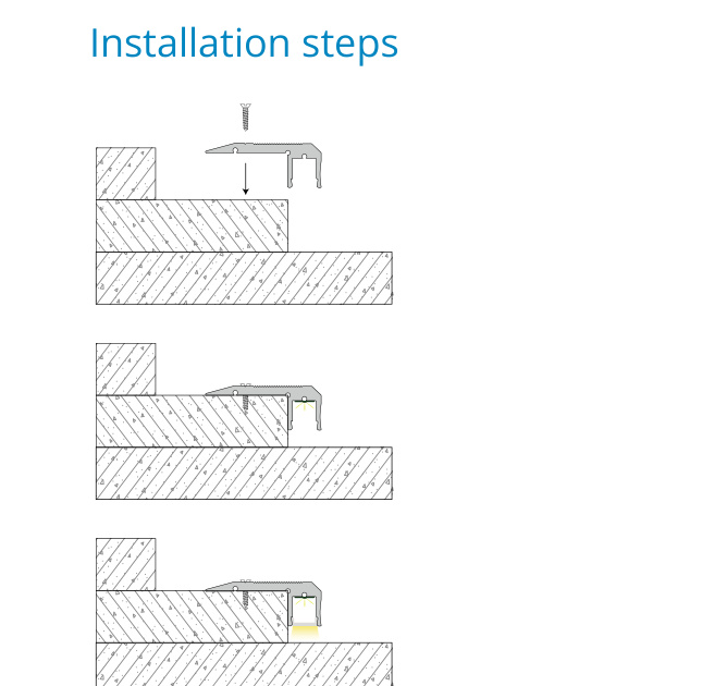 Skirting Step Floor Profile – EN-PFL-SSF-S5521