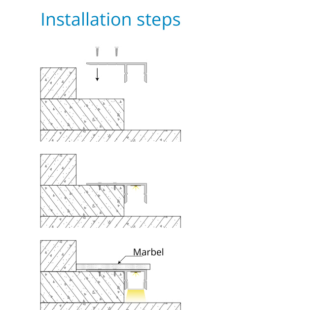 Skirting Step Floor Profile – EN-PFL-SSF-S3212