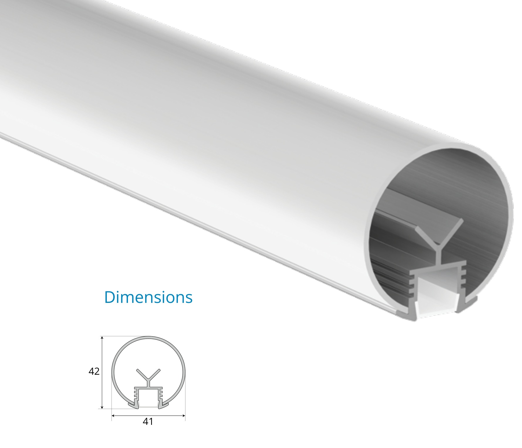 Surface Mounted Profile – EN-PFL-SMS-S4142