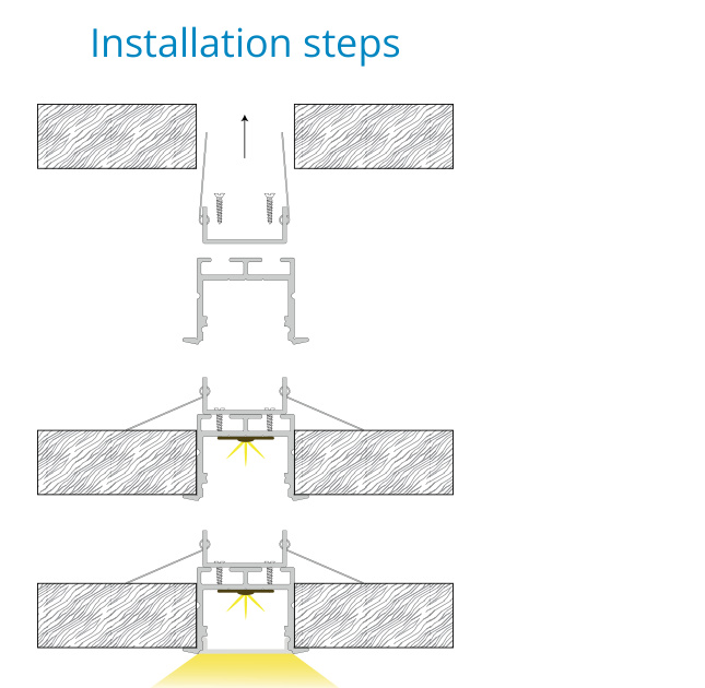 Skirting Step Floor Profile – EN-PFL-SSF-R2520
