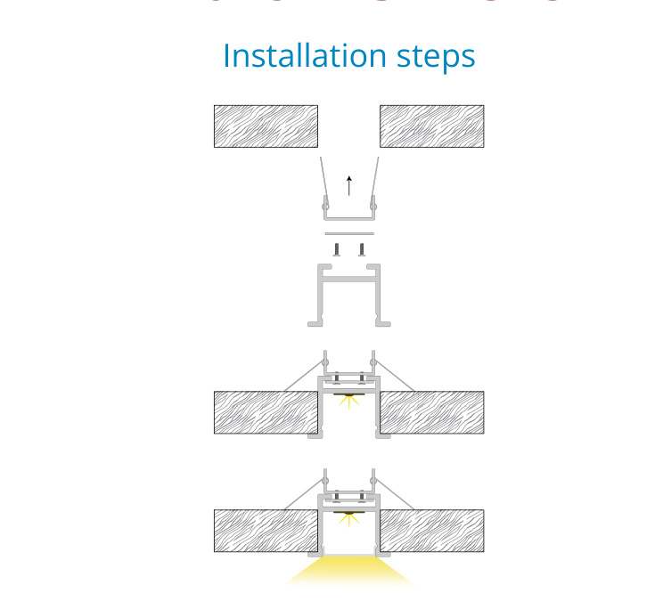 Skirting Step Floor Profile – EN-PFL-SSF-R2525
