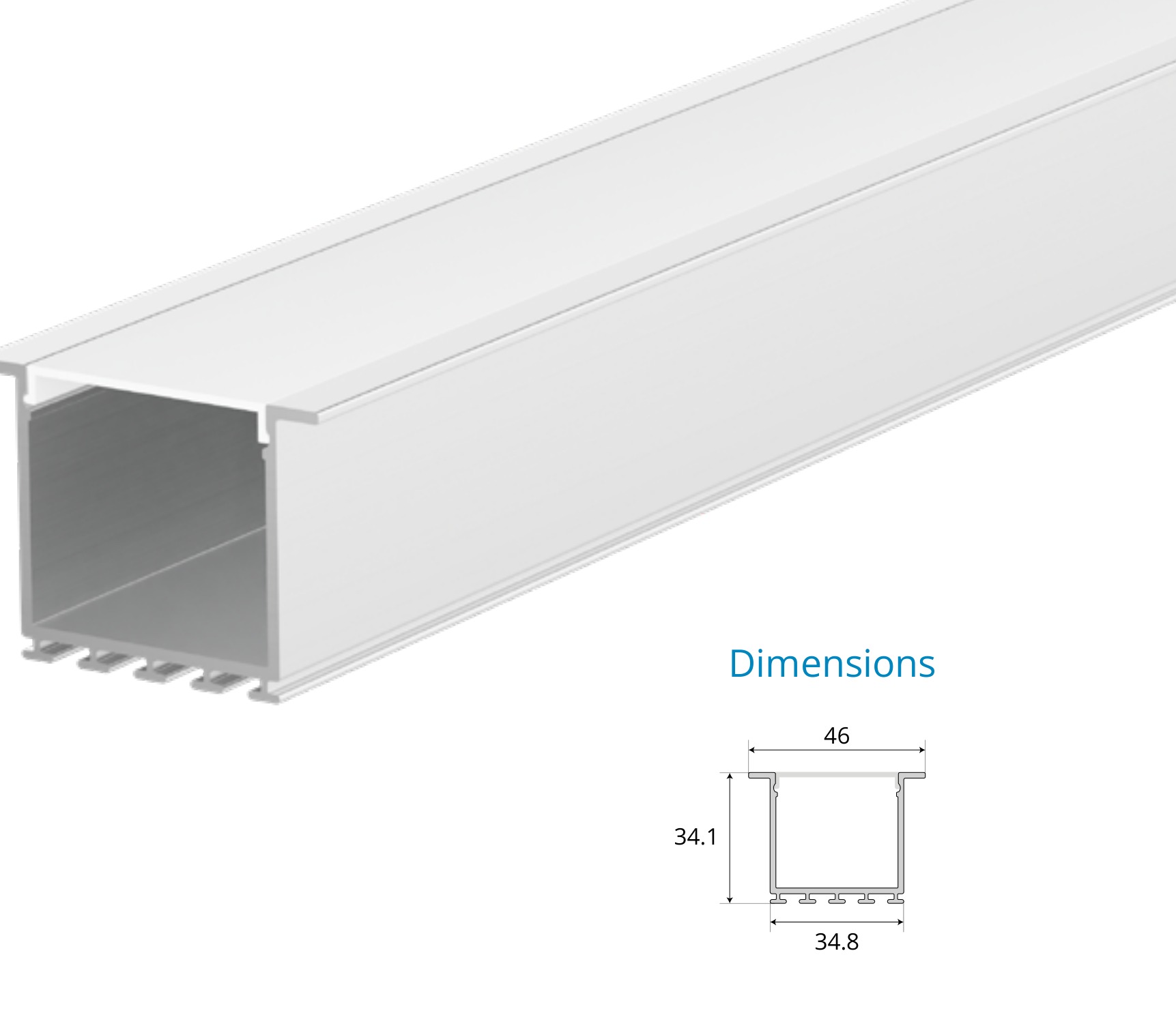 Skirting Step Floor Profile – EN-PFL-SSF-R3535