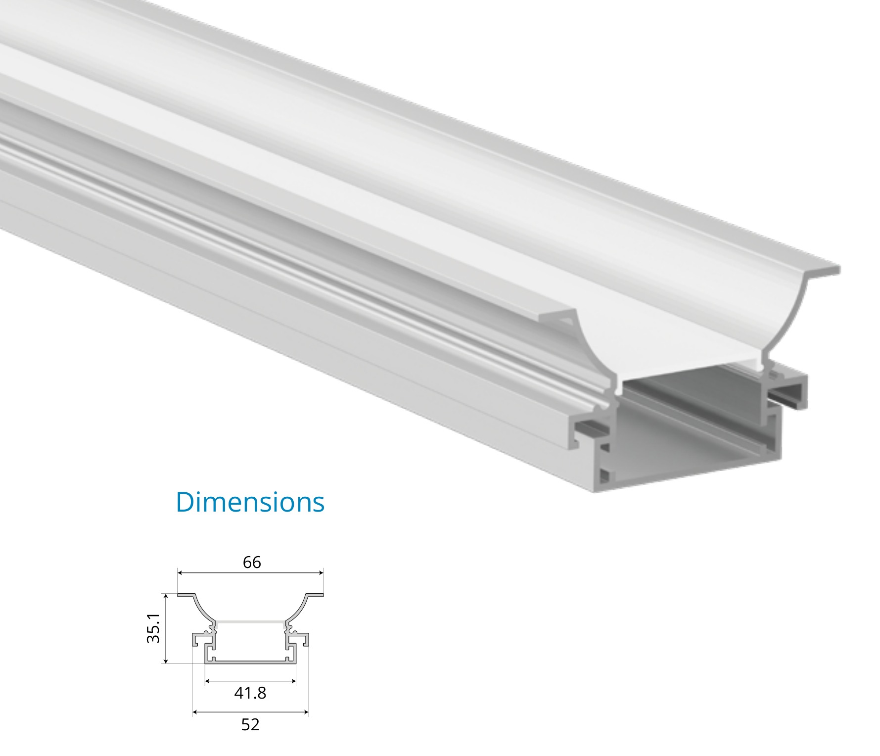 Recessed Mounted Profile – EN-PFL-RMS-R5235