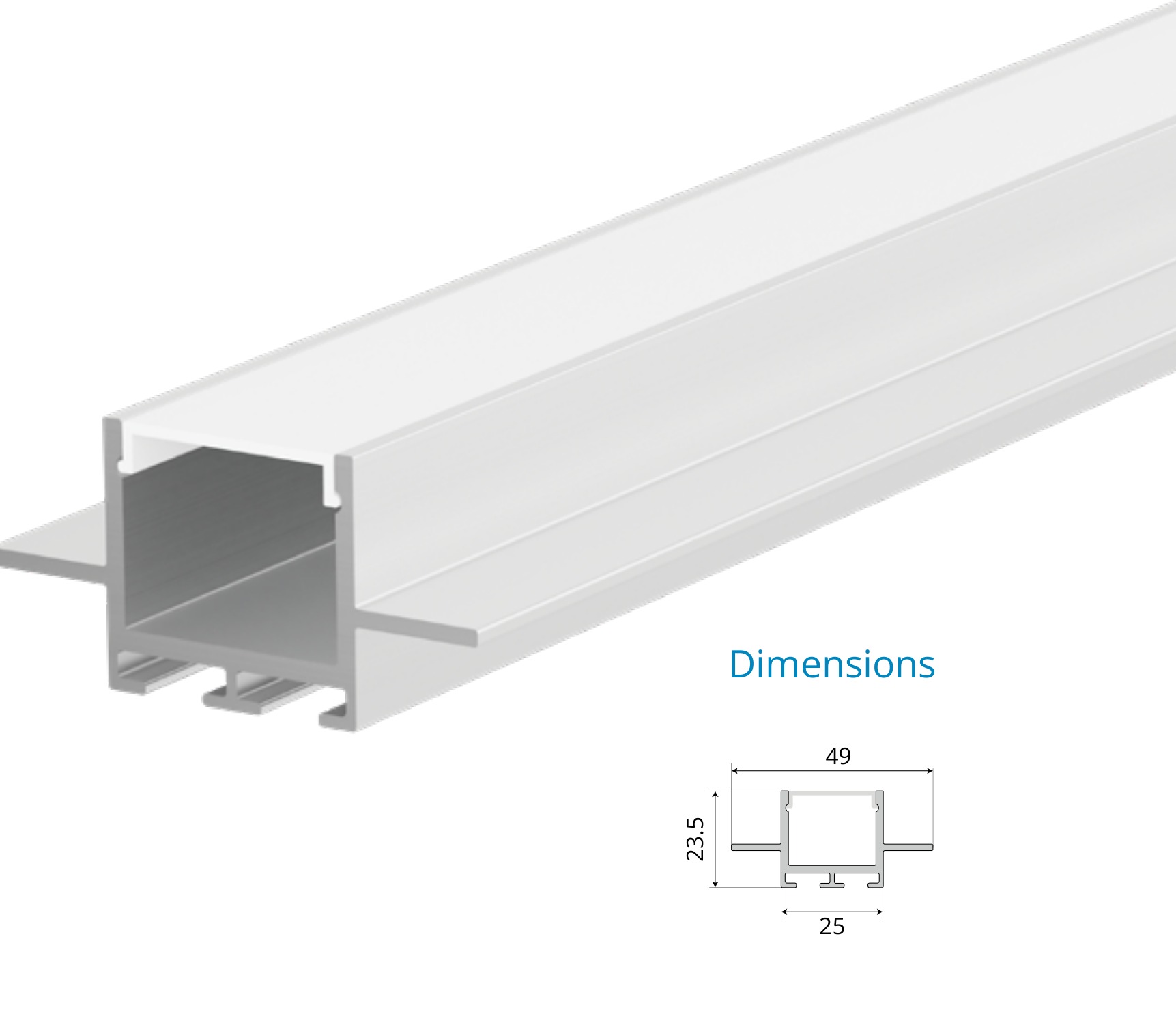 PoP Gypsum Profile – EN-PFL-PGS-R2525