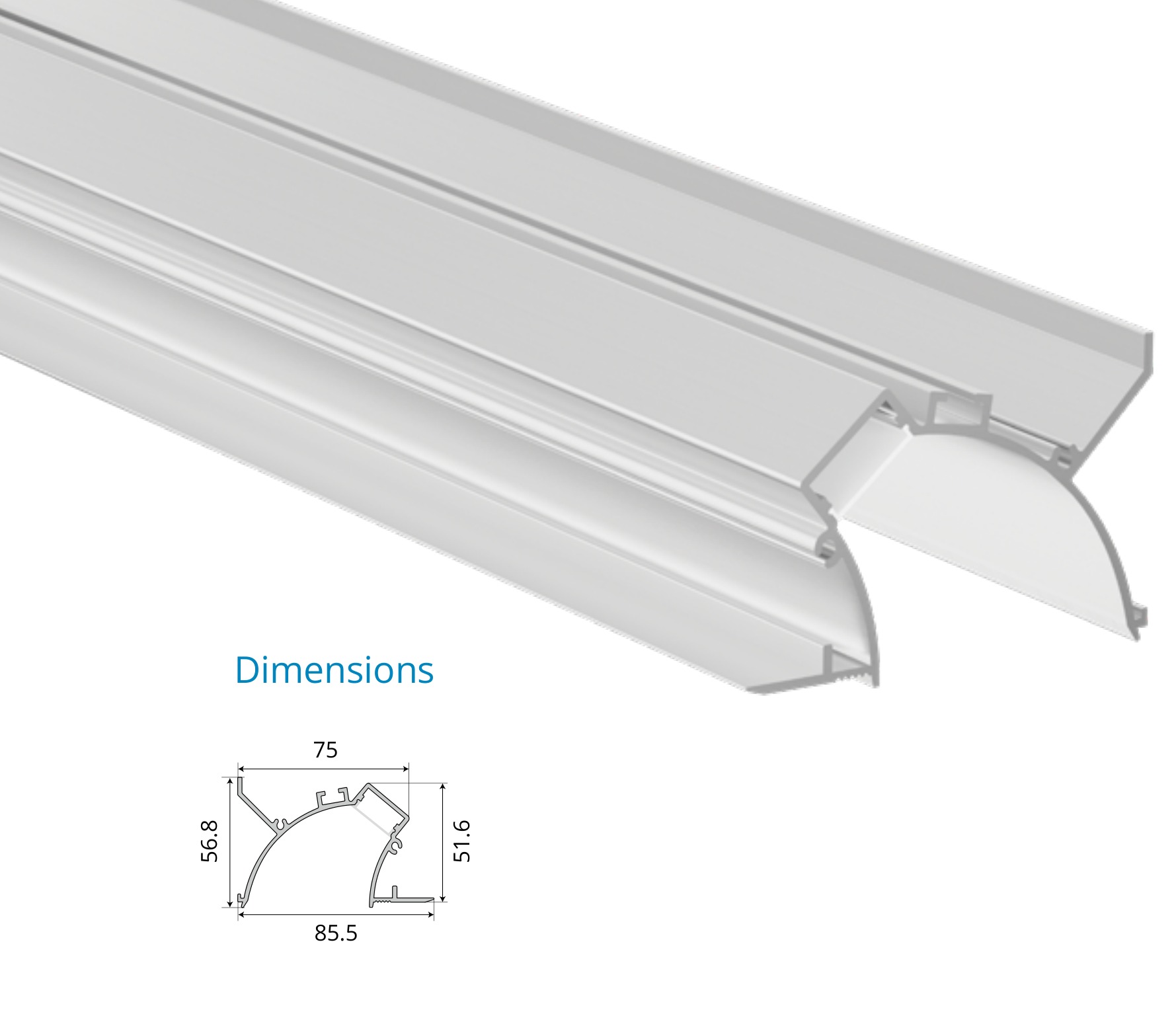 PoP Gypsum Profile – EN-PFL-PGS-R8657