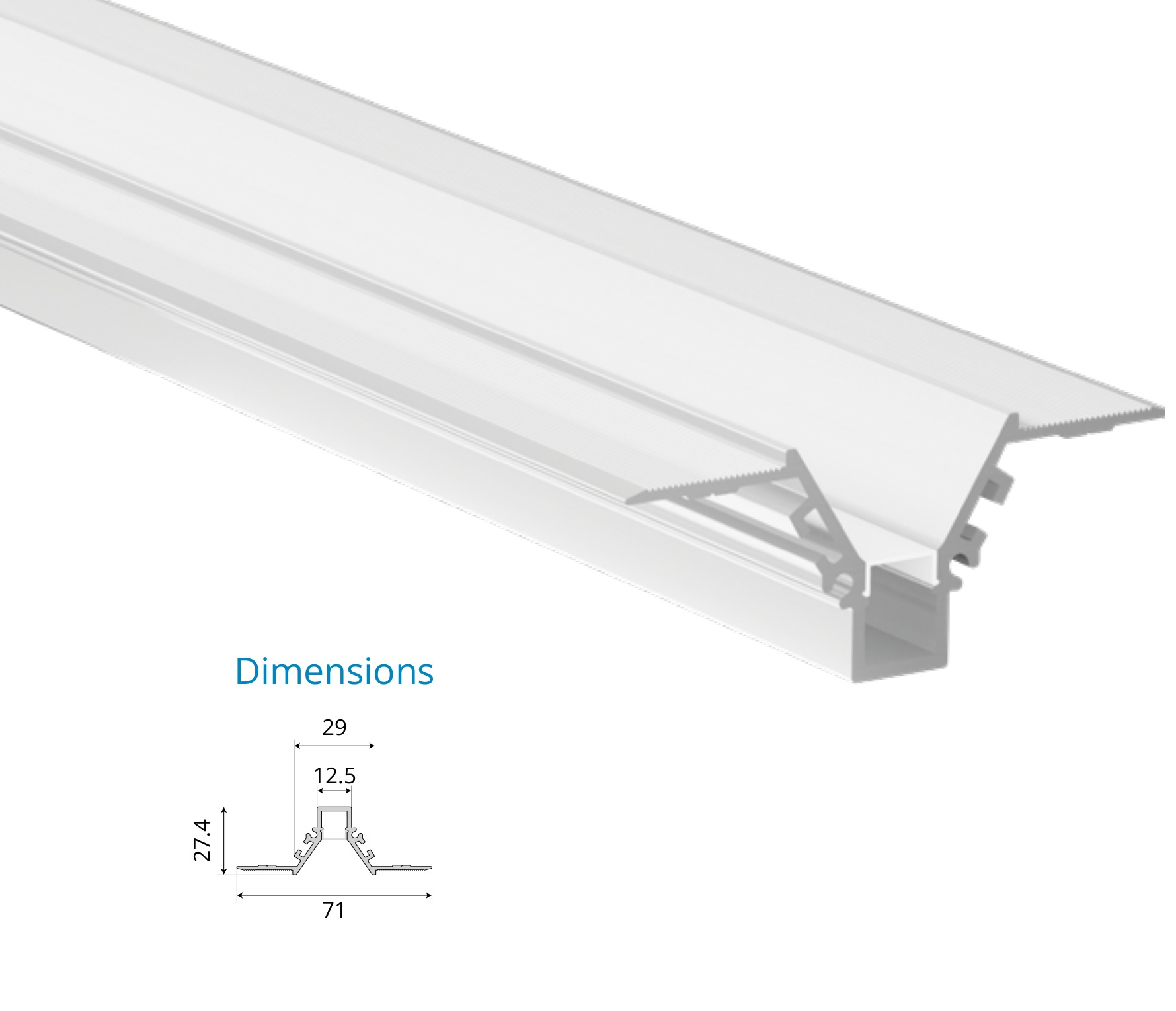 Recessed Mounted Profile – EN-PFL-RMS-R7127