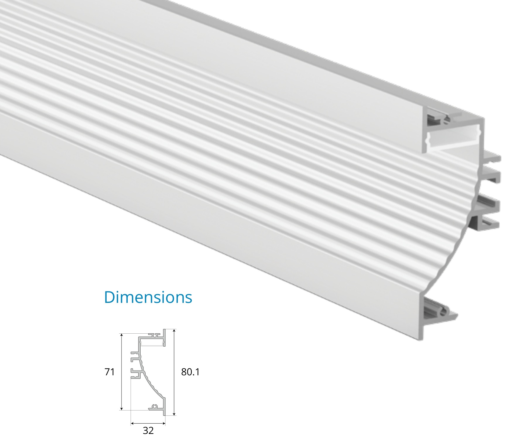 Skirting Step Floor Profile – EN-PFL-SSF-R3280
