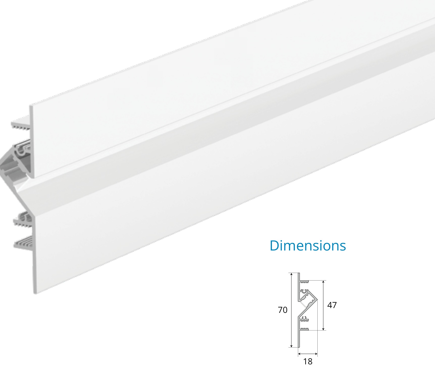 Skirting Step Floor Profile – EN-PFL-SSF-R7018