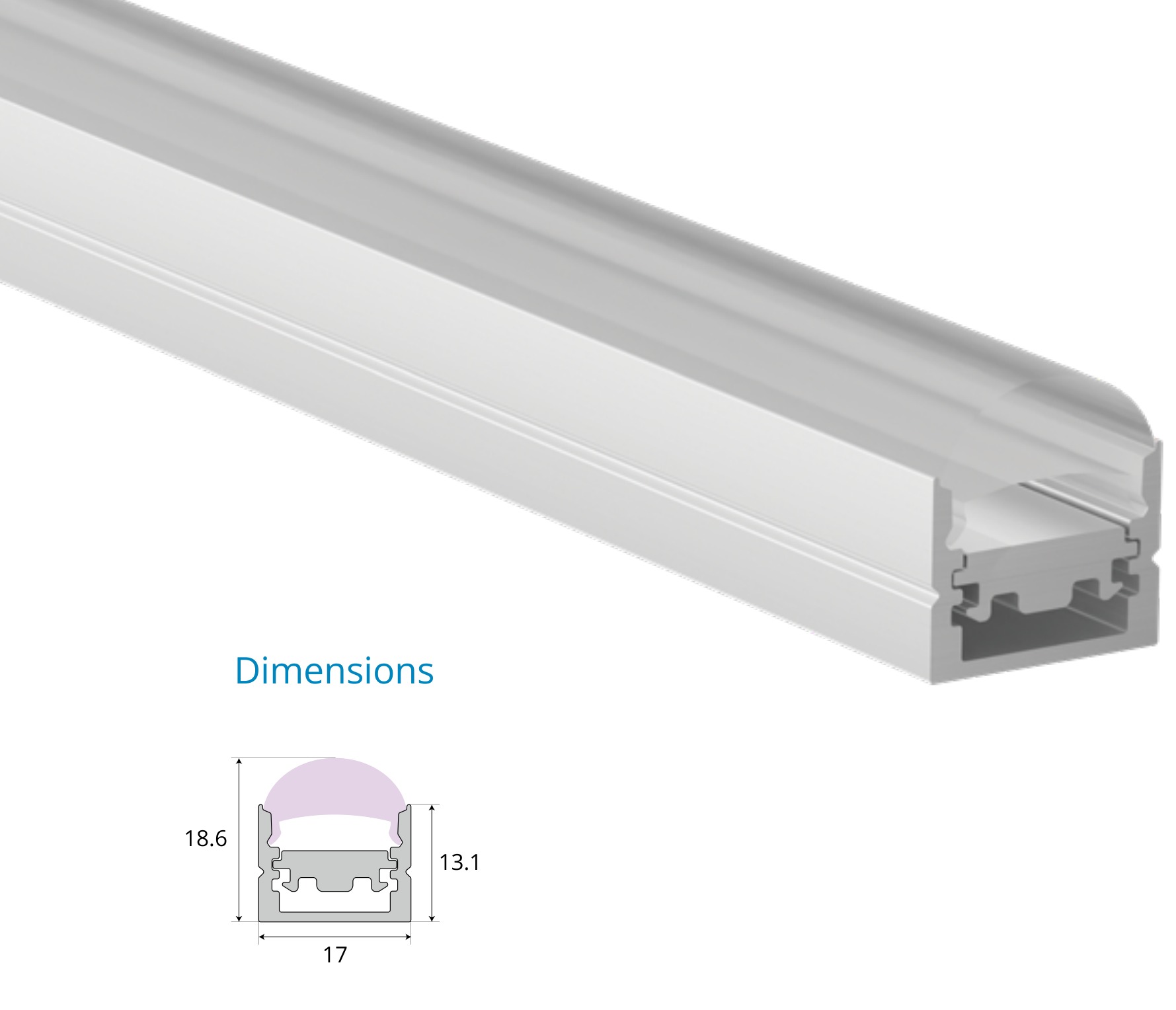 Curtain Washer Wall Grazer Profile – EN-PFL-CWL-S1618