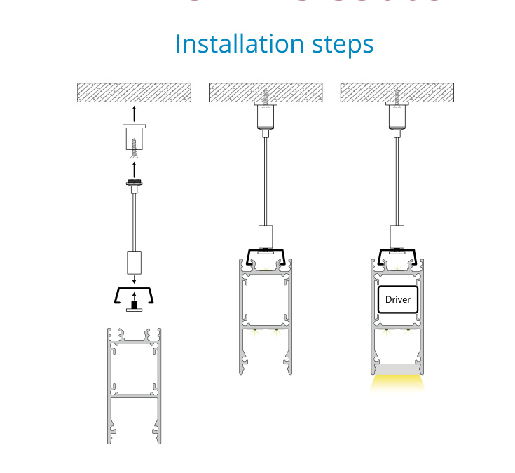 Suspended Pendent Profile – EN-PFL-SPS-S3065