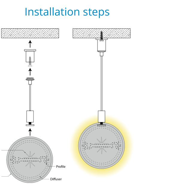 Suspended Pendent Profile – EN-PFL-SPS-S6060